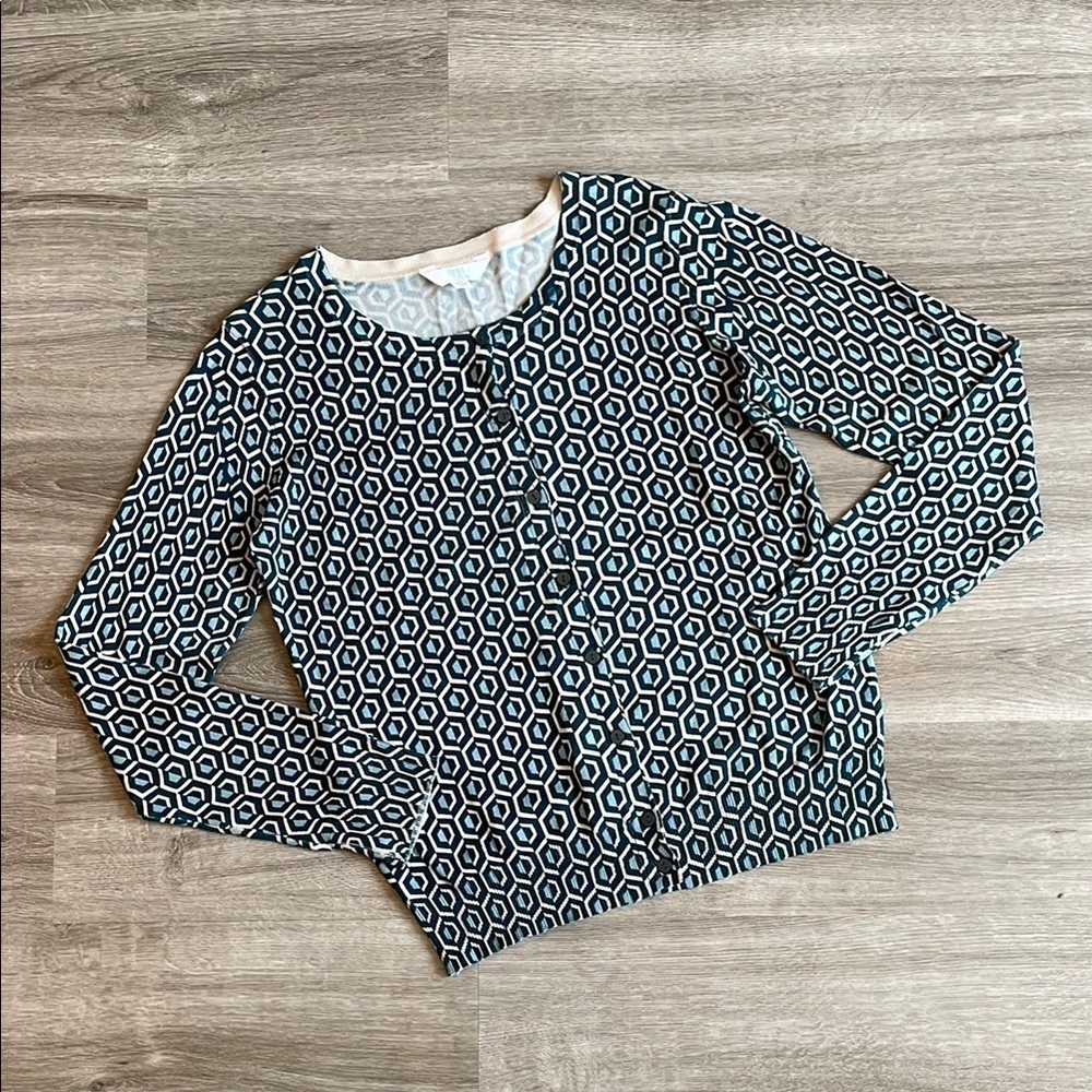 Time And Tru Geometric Patterned Sweater